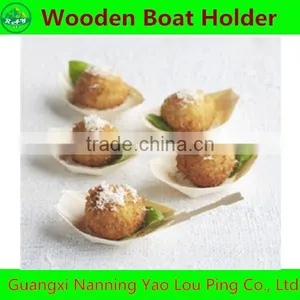 Disposable Wood Holder For Finger Food thumbnail-1
