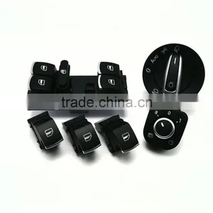 New Mirror Switch Headlight Window Switch Set for Jetta MK5 Passat B6 VW Golf MK5 6 Tiguan 5ND 959 565A 5ND 959 857 thumbnail-1