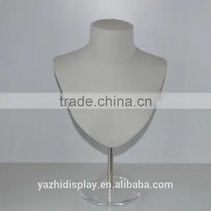 High Quality Farbic Necklace Jewelry Display Bust Holder Mannequins on Sale thumbnail-1