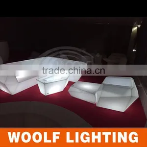 2014 Popular Modern Home Leisure Romote Control Color Changing Led Lighting Up Sofa Furniture thumbnail-6