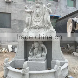 Russian Style Granite Wall Fountain With Figure Statue thumbnail-4