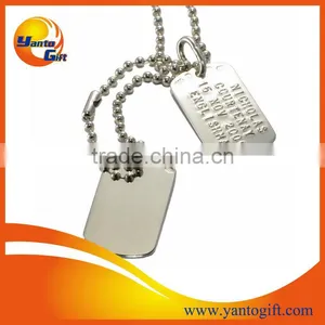 Custom Logo Die Cut Engrave Dog Tag thumbnail-2