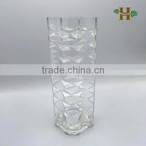 Wholesale Cheap Price Square Flower Vase With Edges and Corners thumbnail-1