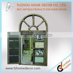 2016 Antique Style Wooden Mirror WITH Photo Openings thumbnail-1