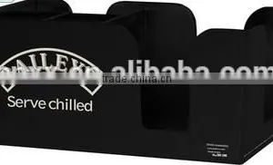 ABS PS Napkin Holder 6 Compartments Barware New Napkin Holder Napkin Straw Stirrer Holder thumbnail-5