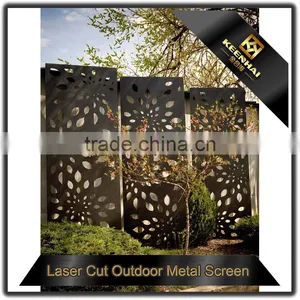 Modern Design Perporated Laser Cut Metal Garden Screens for Decoration thumbnail-1