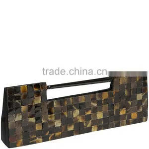 High Quality Best Selling Black and Yellow Horn Handbag From Vietnam thumbnail-1