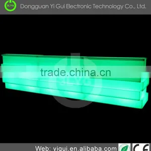 2017 Hot Sale PE Plastic Led Illuminated Furniture Table thumbnail-6