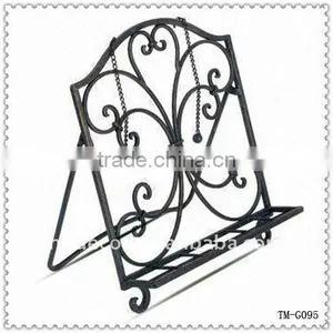 New Design Powder Coating Wrought Iron Cookbook Stand thumbnail-1