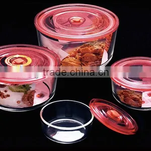 Pyrex Container With Airtight Lid,Round Shape, 850ml thumbnail-1