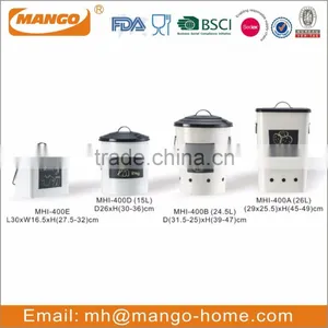 Custom Printed Kitchen Storage Tins Set of Three Metal Can thumbnail-6