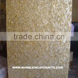 Sea Shell Stone Mother Of Pearl Slabs , Mother Of Pearl Counter Top thumbnail-1