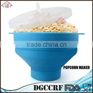 NBRSC Collapsible Microwave Silicone Popcorn Popper Maker With Handle thumbnail-5