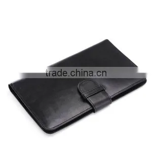 Mens Leather Travel Wallet Passport Holder Document Ticket ID Case thumbnail-4