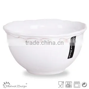 Ceramic White Cheap Hotel Used Rice Bowl thumbnail-1