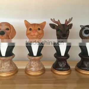 NEW Design Resin Candlestick Animal Shape Decorative Wax Candle thumbnail-2