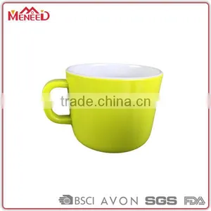 Double Wall Vibrant Plastik Cheap Plastic Kinds of Plastic Cup With Handle Mug thumbnail-2