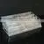 Clear Desktop Unique Business Card Holder Display Stand Acrylic Plastic Desk Shelf Holder for Business Card thumbnail-1