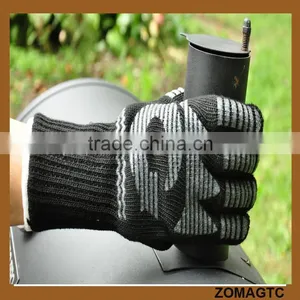 Amazon Silicon Heat Resistant Fireplace And Barbecue Pit Mitt BBQ Gloves,Kitchen Oven Use Heat Resistant Gloves thumbnail-5