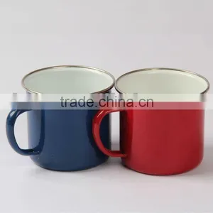 Printing Tea Cup Coffee Cup Enamel Coffee Mug thumbnail-4