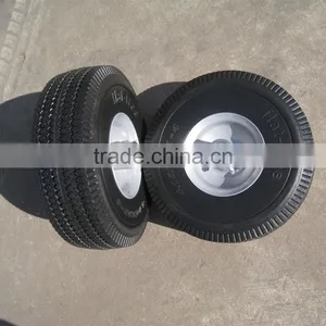 3.50-4 PU Foam Wheel for Tool Cart Hand Trolley Wheel thumbnail-1