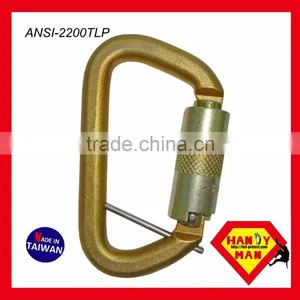 Galvanized Steel Captive Pin Type D ANSI 50kN Carabiner thumbnail-3