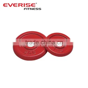 Red Color Hammertone Bumper Plates thumbnail-1
