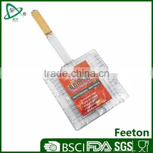 Disposable Grill Korean Bbq Exhaust Mesh With Wooden Handle thumbnail-1