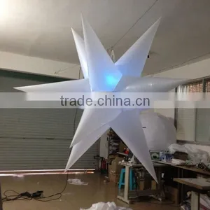 Hanging Inflatable Lighting Decoration/lighting Led Star for Party Decoration thumbnail-6