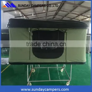 China 4x4 Accessories Hiking and Camping Equipment Fiberglass Car Roof Top Tent thumbnail-1