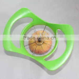Colorful Plastic Apple Cutter W/stainless Steel Blade thumbnail-1