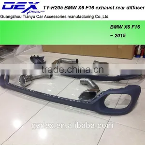 Auto Parts B~MW X6 F16 Exhaust Rear Diffuser thumbnail-1