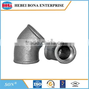 Malleable Iron Pipe Fittings 45 Degree Elbow thumbnail-1