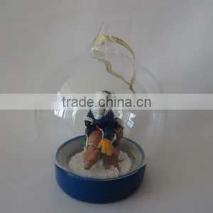 Crystal Balls Dollarma One Dollar Cheapest XMS Christamas Bear Deer Santa SnowFlake Glass 156054-15059 thumbnail-3