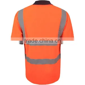 Reflective Polo Shirt High Visibility Short Sleeve thumbnail-2