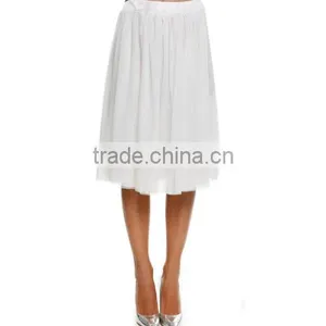2016 New Women Princess Fairy Style 5 Layers Voile Tulle Maxi Bouffant Puffy Casual Chiffon Skirt thumbnail-5