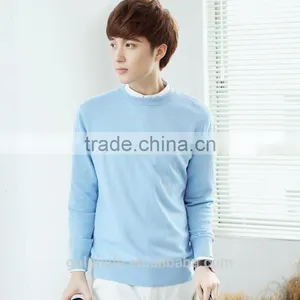 Men Sweater 2017 Custom Cotton Wool Knitted Latest Sweater Designs for Men thumbnail-1