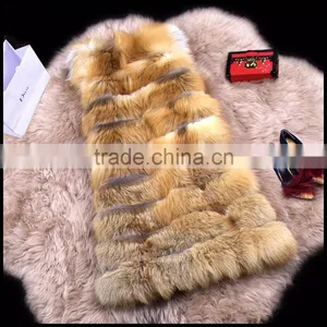 New Arrival 2016 Winter Warm Fsahion Long Women Faux Fur Vest Long Fox Fur Vest thumbnail-2