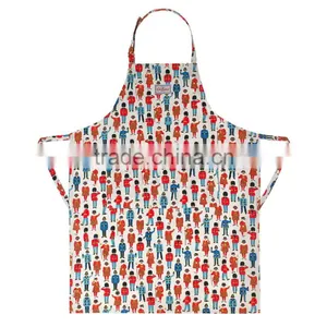 Custom Linen Canvas Kitchen Apron thumbnail-3