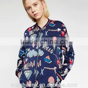 Best Selling Custom Cheap Girls Baseball Jacket Wholesale 2016 thumbnail-2