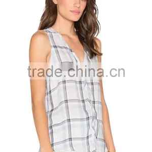 100cotton Tank Top Elegant Lady Vest Loose Tank Tops Wholesale Women thumbnail-2