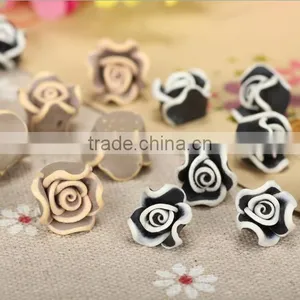 Multicolor Flower Clay Beads Diy Handmade Flower Porcelain Charms Cheap Ceramic Beads Wholesale thumbnail-6