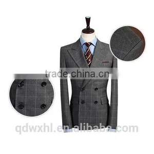 Cheap and Stylish 100% Wool Groom Mens Coat Pant Designs Wedding Suit thumbnail-1
