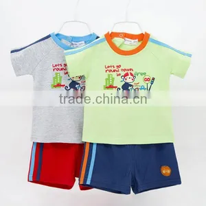Baby Clothing Sets Boy Clothes Set Wholesale Baby Boys Summer Clothing Sets thumbnail-3