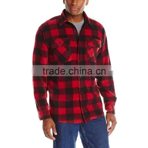 Cheap Thick Flannel Plaid Shirt 2016 Winter for Men thumbnail-3