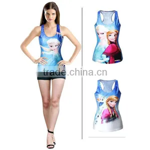 Breathable and Dry Fit Custom Gym Tank Top Printing Camisole thumbnail-6