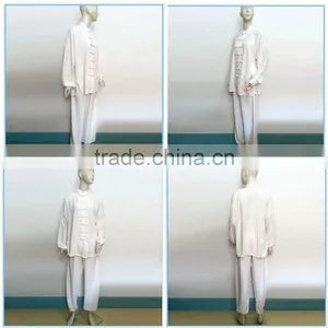 Factory Price OEM Unisex Cotton Tai Chi Kongfu Uniform Suit Art Uniform Chinese Kongfu Uniform thumbnail-3