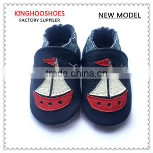 Superman Cow Leather Soft Sole Genuine Leather Baby Boys Shoes thumbnail-5