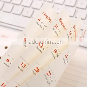 2017 A5 Beige Woodfree Paper Inner Page 6 Holes Replaceable Internal Page Filler Papers thumbnail-4