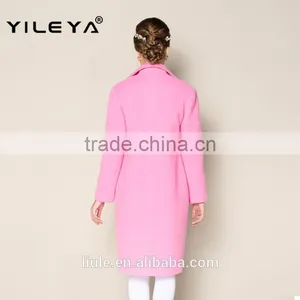 2015 Winter Latest Trendy Women Thick Korean Green Custom Coat, Ladies' Long Coat thumbnail-5